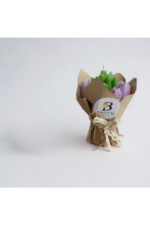 Çiçek Desenli Şeffaf İçi Dolu Çanta Şık Hediye Seti - Görsel 3