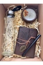 Ofis Çalışanlarına ve Öğretmenlere Özel Kahverengi Hediye Kutusu - Görsel 2