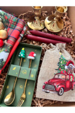 Yılbaşı Hediye Kutusu – Şamdanlı ve Sürpriz Dolu - Görsel 2