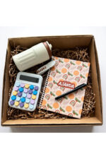 Ofis ve Günlük Kullanım İçin Şık Hediye Kutusu – Ajanda, Termos, Hesap Makinesi