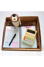 Ofis ve Günlük Kullanım İçin Şık Hediye Kutusu – Ajanda, Termos, Hesap Makinesi - Görsel 3