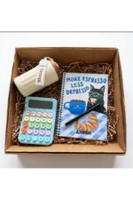 Ofis ve Günlük Kullanım İçin Şık Hediye Kutusu – Ajanda, Termos, Hesap Makinesi