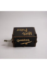 Harry Potter Tasarımlı Elle Çevirmeli Müzik Kutusu – Ahşap Retro Box - Görsel 3