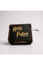 Harry Potter Tasarımlı Elle Çevirmeli Müzik Kutusu – Ahşap Retro Box - Görsel 4
