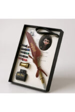 Harry Potter Tüylü Kalem ve Anahtarlık Seti – Hediyelik Özel Kutu