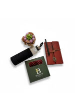 Öğretmenler Günü İçin Bordo Renkli Defterli Çantalı Hediye Seti - Görsel 4