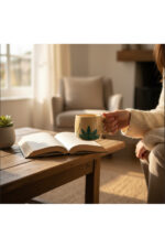 El Dekorlu 200 ml Seramik Kupa – Kahve & Çay İçin Özel Tasarım - Görsel 2