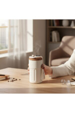 Pinterest Model Dereceli Paslanmaz Çelik Termos – Isı Yalıtımlı, 6 Saat Sıcak & Soğuk Tutma, 460 ml