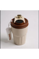 Pinterest Model Dereceli Paslanmaz Çelik Termos – Isı Yalıtımlı, 6 Saat Sıcak & Soğuk Tutma, 460 ml - Görsel 3