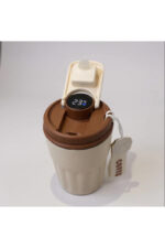 Pinterest Model Dereceli Paslanmaz Çelik Termos – Isı Yalıtımlı, 6 Saat Sıcak & Soğuk Tutma, 460 ml - Görsel 4