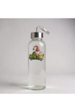 500 ml Deri Kılıflı Cam Matara – Yılbaşı Özel Tasarım