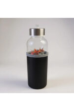 Cam Matara – Sonbahar Temalı, 500 ml (Kapaklı & Taşınabilir) - Görsel 2