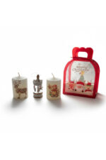 2'li Yılbaşı Temalı Mum ve Atlı Karınca Hediye Kutusu - Görsel 2
