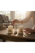 2'li Yılbaşı Temalı Mum ve Atlı Karınca Hediye Kutusu - Görsel 4