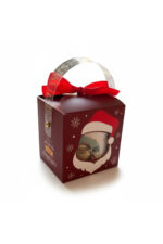 Yılbaşı Temalı Noel Baba Baskılı T Kulplu Kupa - Hediye Kutulu - Görsel 2