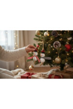 6'lı Kardan Adam Yılbaşı Ağaç Süsü