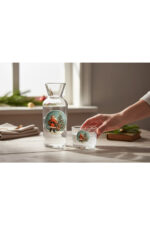 Yeniyıl Konsept Baskılı Sürahi ve Bardak