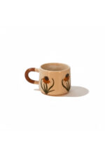 Hediye Kutulu Sarı Çiçekli Beyaz Kahve - Çay Fincanı - Görsel 2