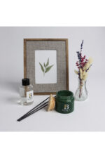 Çiçek Desenli Şeffaf İçi Dolu Çanta Şık Hediye Seti - Görsel 3