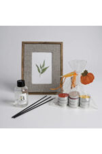 Çiçek Desenli Şeffaf İçi Dolu Çanta Şık Hediye Seti - Görsel 2